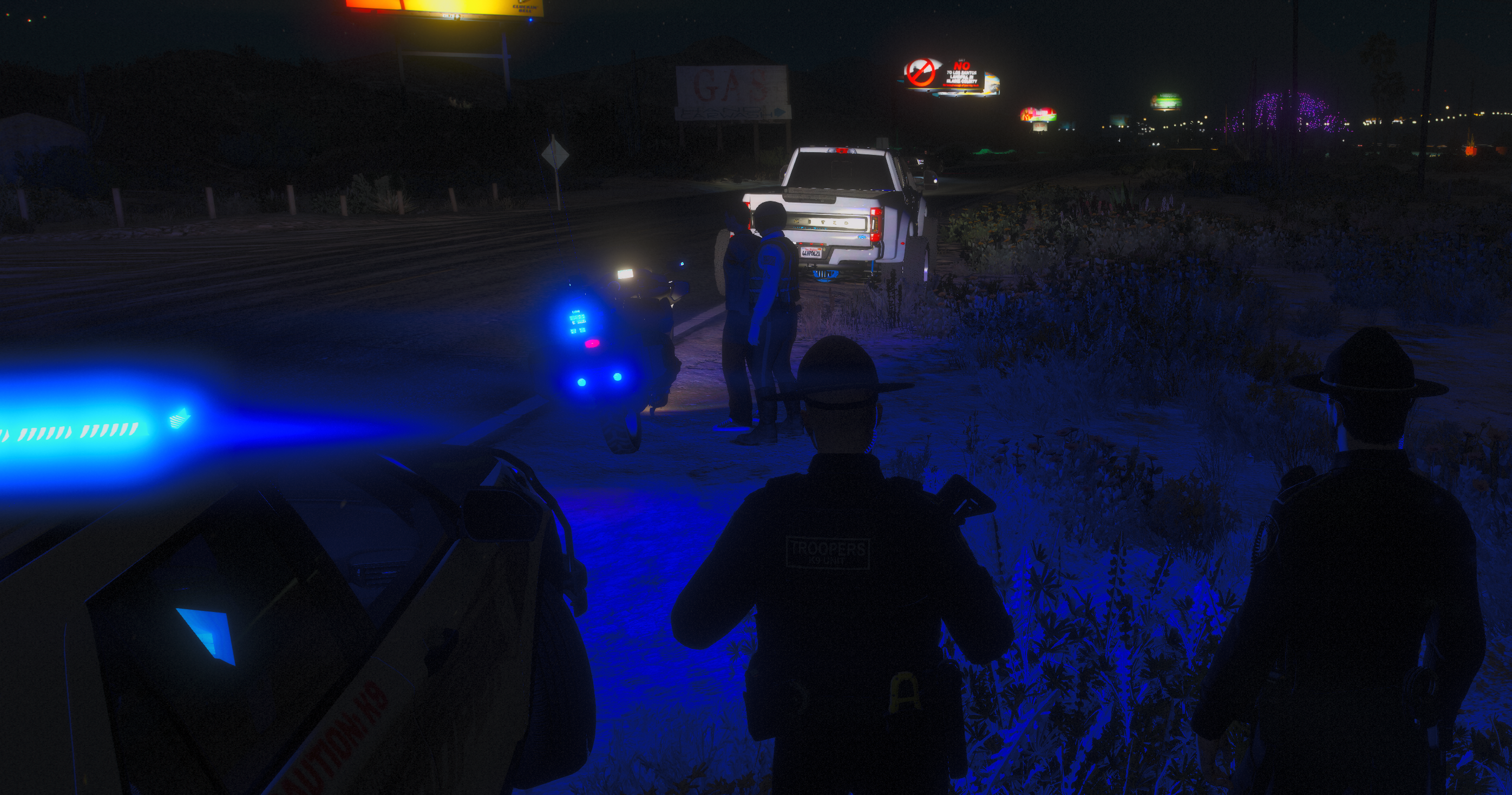 Patrol scene